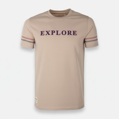 Men Round Neck Short Sleeve T-Shirt
