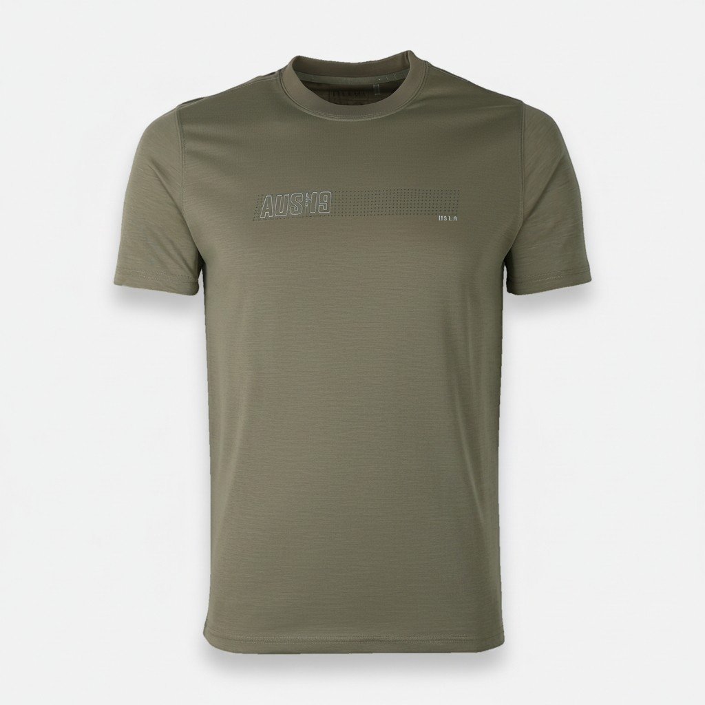 Men Round Neck Short Sleeve T-Shirt