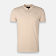 Men Pique Henley T-Shirt Short Sleeve
