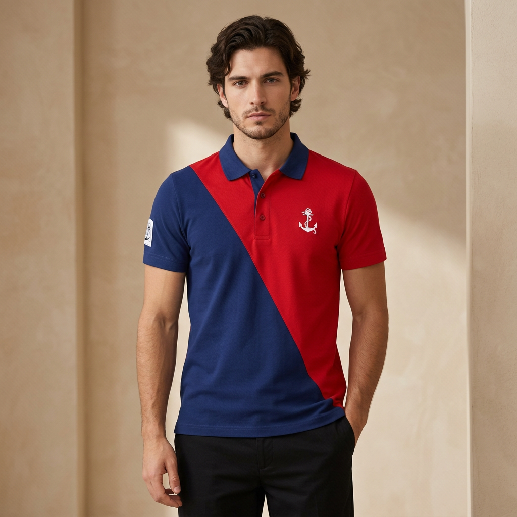 Men Pique Short Sleeve Polo T-Shirt
