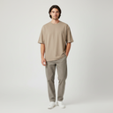 Men T-Shirt Round Neck Oversized