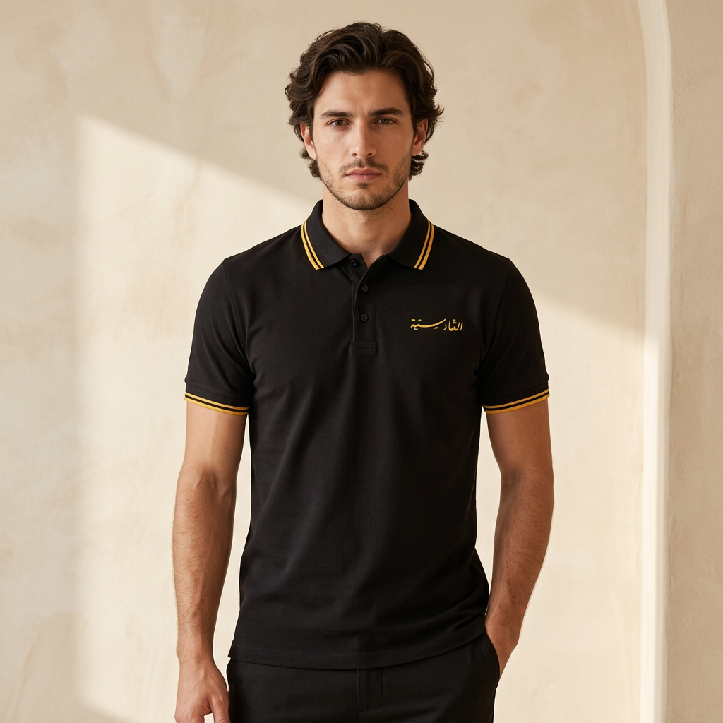 Qadsia Sc Men Polo T-Shirt Short Sleeve