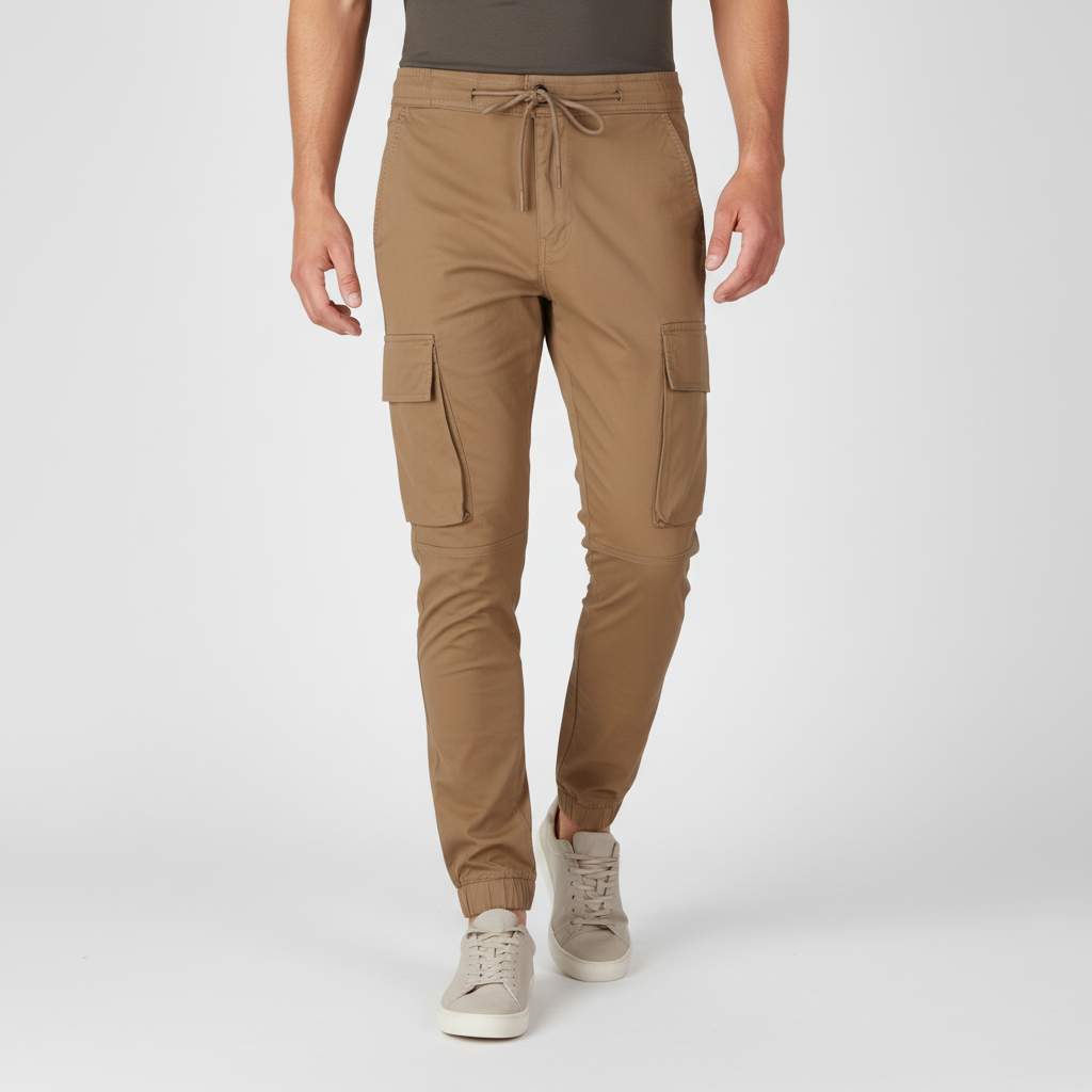Men Chino Cargo Jogger