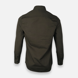 Men Woven Plain Shirt Long Sleeve