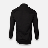 Men Woven Plain Shirt Long Sleeve
