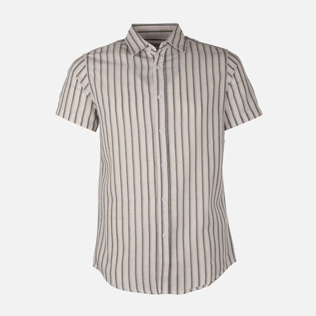 Men Woven Short Sleeve Shirt