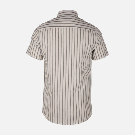 Men Woven Short Sleeve Shirt