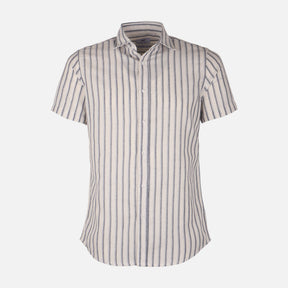 Men Woven Short Sleeve Shirt