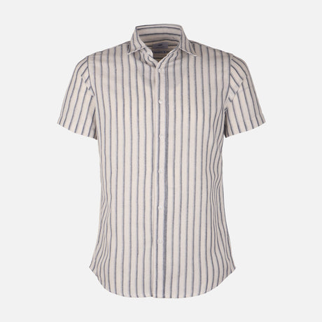 Men Woven Short Sleeve Shirt