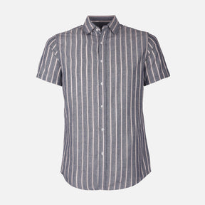 Men Woven Short Sleeve Shirt