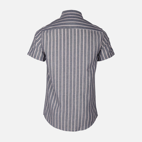 Men Woven Short Sleeve Shirt