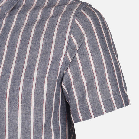 Men Woven Short Sleeve Shirt