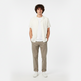 Men Plain Woven Short Sleeve Shirt