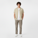 Men Plain Woven Short Sleeve Shirt