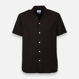 Men Plain Woven Short Sleeve Shirt
