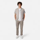 Men Plain Woven Short Sleeve Shirt