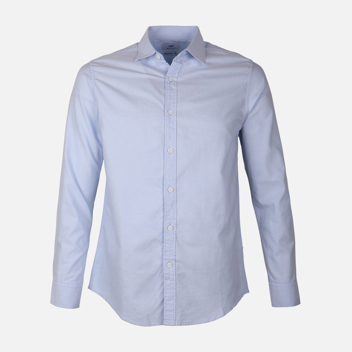 Men Plain Oxford Long Sleeve Shirt