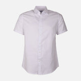 Men Plain Oxford Short Sleeve Shirt