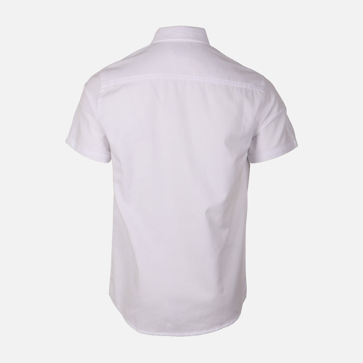 Men Plain Oxford Short Sleeve Shirt
