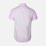 Men Plain Oxford Short Sleeve Shirt