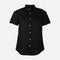 Men Plain Oxford Short Sleeve Shirt
