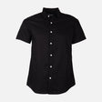 Men Plain Oxford Short Sleeve Shirt