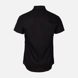 Men Plain Oxford Short Sleeve Shirt