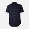 Men Plain Oxford Short Sleeve Shirt