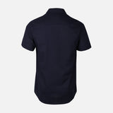 Men Plain Oxford Short Sleeve Shirt