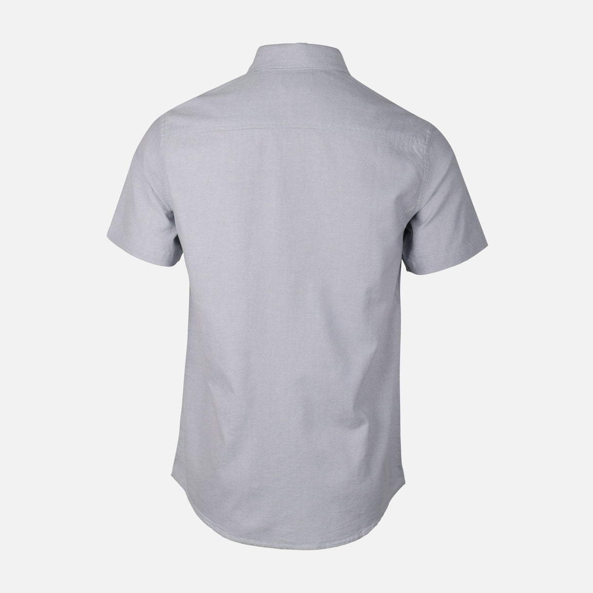 Men Plain Oxford Short Sleeve Shirt
