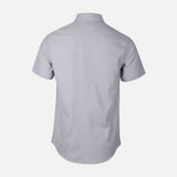 Men Plain Oxford Short Sleeve Shirt