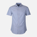 Men Plain Oxford Short Sleeve Shirt