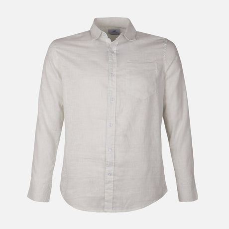 Men Woven Long Sleeve Plain Shirt