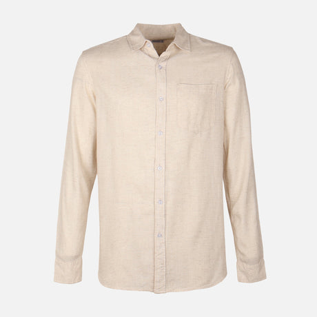 Men Woven Long Sleeve Plain Shirt