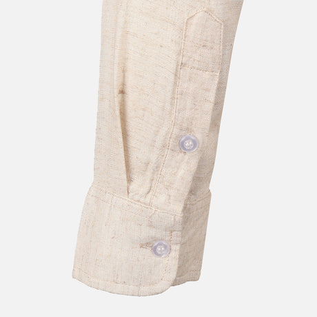 Men Woven Long Sleeve Plain Shirt