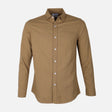 Men Woven Long Sleeve Plain Shirt