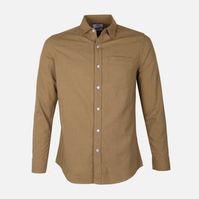 Men Woven Long Sleeve Plain Shirt