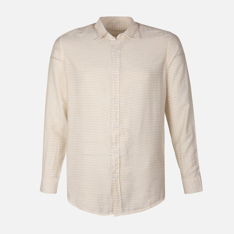 Men Woven Long Sleeve Plain Shirt