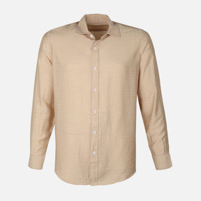 Men Woven Long Sleeve Plain Shirt