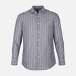 Men Woven Long Sleeve Plain Shirt