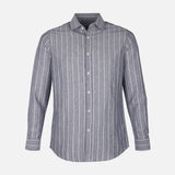 Men Woven Long Sleeve Plain Shirt