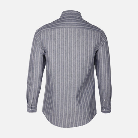 Men Woven Long Sleeve Plain Shirt