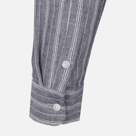 Men Woven Long Sleeve Plain Shirt
