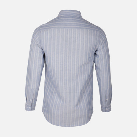 Men Woven Long Sleeve Plain Shirt
