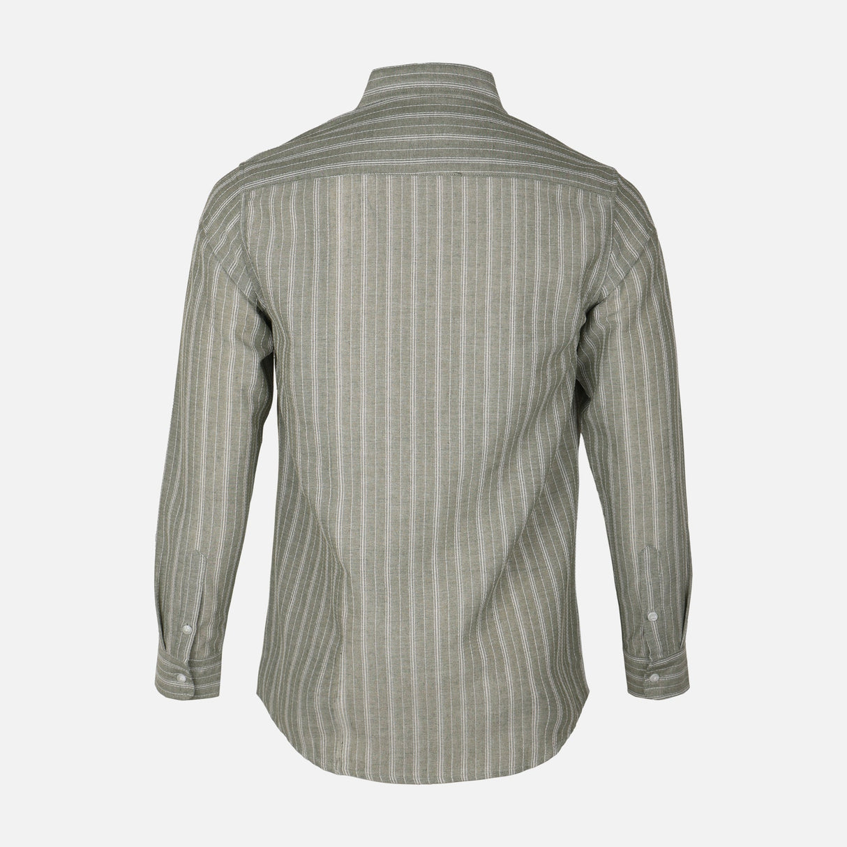 Men Woven Long Sleeve Plain Shirt