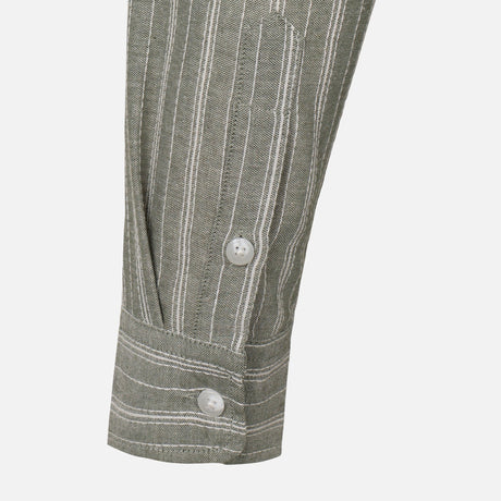 Men Woven Long Sleeve Plain Shirt