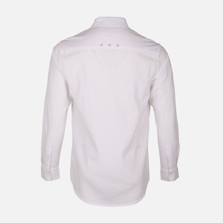 Men Woven Long Sleeve Plain Shirt