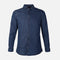 Men Plain Denim Long Sleeve Shirt