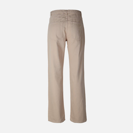 Womens Straight Mid Waist Pants Jeans