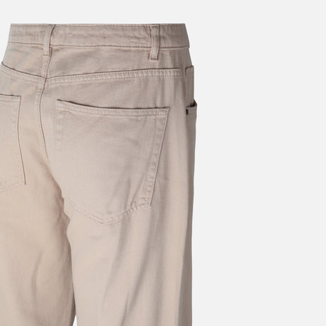 Womens Straight Mid Waist Pants Jeans